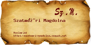 Szatmári Magdolna névjegykártya